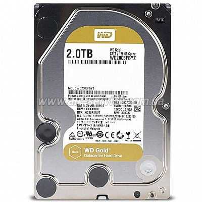  2TB Western Digital 7200RPM Gold (WD2005FBYZ)