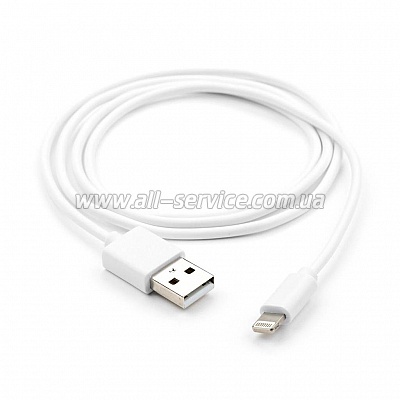   USB 2.0 AM to Lightning PVC 1m white Vinga (VCPDCL1W)