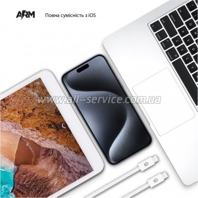 ���� ������ USB-C to USB-C 1.0m White Armorstandart (ARM72698)