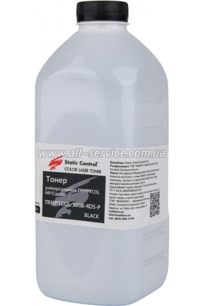 ����� SCC TRMPTCOL Universal HP/ Canon ����� 500� black (TRMPTCOL-500B-KOS-P)