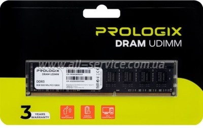     DDR3 8GB 1600 MHz Prologix (PRO8GB1600D3)