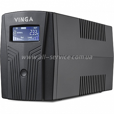  Vinga LCD 600VA plastic case (VPC-600P)