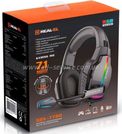  REAL-EL GDX-7780 Black