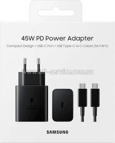 �������� ������� Samsung 45W Black (EP-T4511XBEGEU)