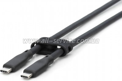 ���� ������ USB-C to USB-C 2.0m USB 3.2 Gen1 5G 100W 4K silicone black Digitus (AK-300342-020-S)