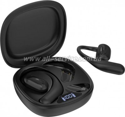 �������� Choetech Open-ear � LED ������� Black (BH-T25-BK)