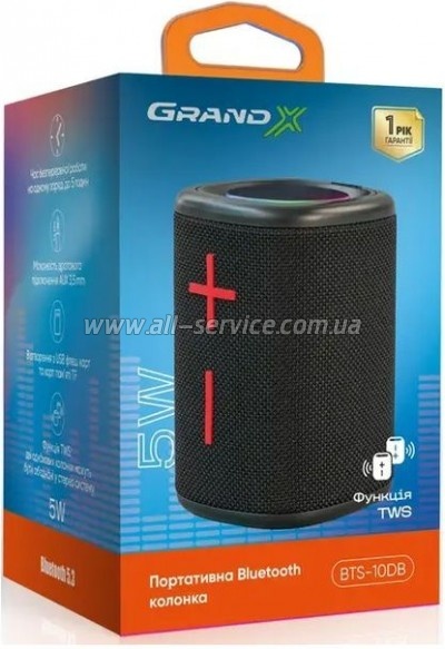   Grand-X Bluetooth Black (BTS-10DB)