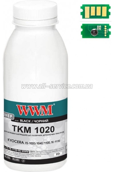 Тонер + чип WWM Kyocera FS-1020/ 1040/ 1120/ TK-1110 бутль 90г (TC-TK-1110-90-WWM) Тонер + чип WWM Kyocera FS-1020/ 1040/ 1120/ TK-1110 бутль 90г (TC-TK-1110-90-WWM)