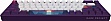  Dark Project Sunrise PBT RGB Mech G3MS Sapphire USB Violet/White (DPP68_GSH_SUNR_ANSI_UA)