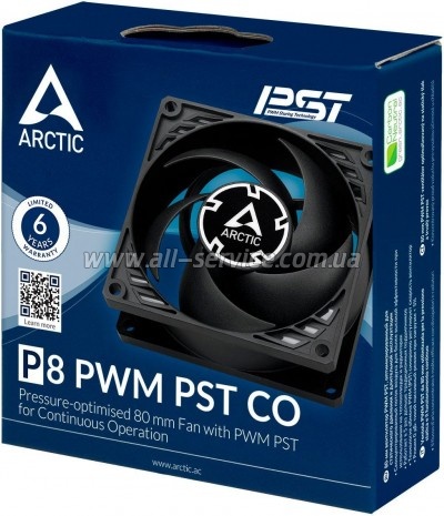    Arctic P8 PWM PST CO (Black) (ACFAN00151A)