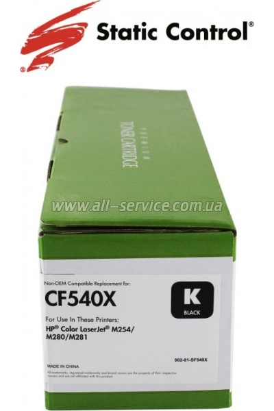  SCC HP CLJP CF540X/ 203X black (002-01-SF540X)