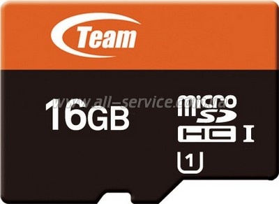   16GB TEAM GROUP Class 10 UHS-I microSDHC + SD  (TUSDH16GUHS03)