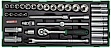   Toptul    3/8" 35. ( ,  ) (GTB3503)