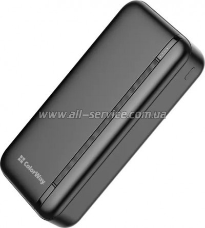 ������� ������������� ColorWay 20000mAh PD 22.5W Black (CW-PB200LPB4BK-PD)