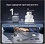 �������� ������� Vention 1xUSB-C PD70W + 1xUSB QC3.0 22.5W GaN + cable USB-C to USB-C 1.0m 5A gray (TZ-FCGH0-EU)