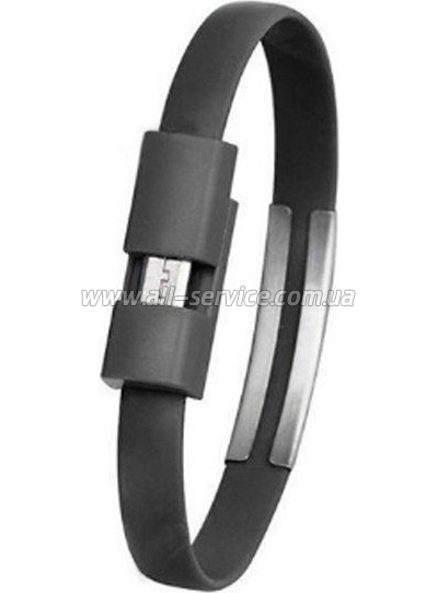 ���� ������ USB 2.0 AM to Micro 5P 0.2m ������� black Extradigital (KBU1783)