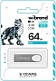  Wibrand 64GB Irbis Silver USB 2.0 (WI2.0/IR64U3S)