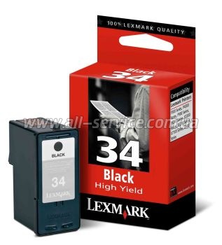 Картридж LEXMARK Z815/X5250 Black HY (18C0034E) (475стр., @5)