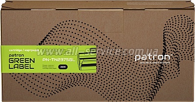 �������� Patron Green Label Brother HL-L2300/ DCP-L2500/ MFC-L2740 ������ TN-2375 (PN-TN2375GL)