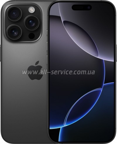  Apple iPhone 16 Pro 256GB Black Titanium (MYNH3)