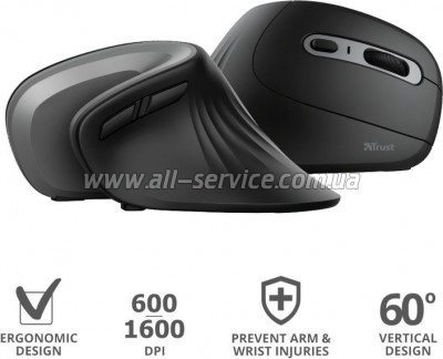 ����� Trust Verro Ergonomic Wireless Black (23507)
