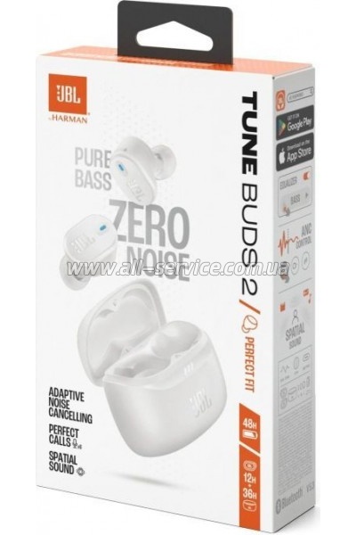 JBL Tune Buds 2 White (JBLTBUDS2WHT)
