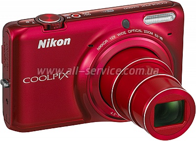    NIKON Coolpix S6500 Value Kit Red (VNA272KG01)
