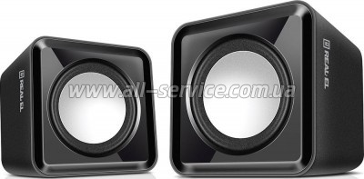   REAL-EL S-10 USB Black (EL121100020)