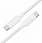 ���� ������ USB-C to USB-C 1.2m 3A white Acefast (6974316284253)