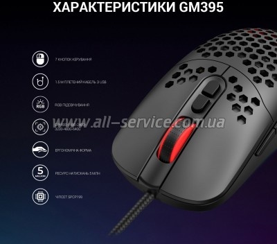  GamePro GM395 RGB USB Black (GM395)