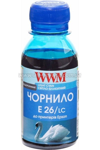 Чернила WWM для Epson Expression Photo XP-55 /XP-750 / XP-850 100г Light Cyan Водорастворимые (E26/LC-2) Чернила WWM для Epson Expression Photo XP-55 /XP-750 / XP-850 100г Light Cyan Водорастворимые (E26/LC-2)