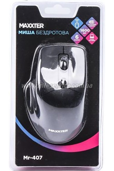  Maxxter Mr-407 Wireless Black (Mr-407)