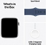 - Apple Watch SE 2024 GPS 44mm Silver Aluminium Case with Denim Sport Band - M/L (MXER3QH/A)