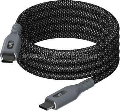 ���� ������ USB-C to USB-C 1.0m Magnetic 60W Black Armorstandart (ARM75513)