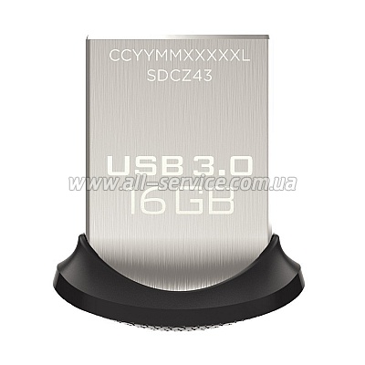  16GB SanDisk USB 3.0 Ultra Fit (SDCZ43-016G-GAM46)