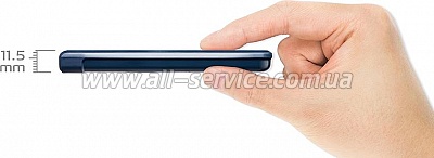  ADATA 2.5 USB 3.0 1TB HV620S Slim Blue (AHV620S-1TU3-CBL)