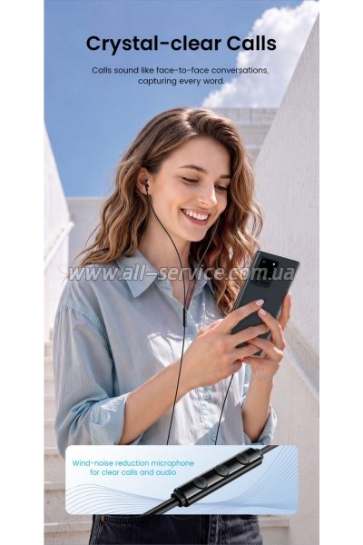 �������� Vention Echo Lite USB-C In-Ear Wired Black (GBBBAV)
