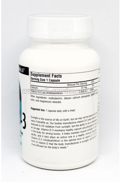  Source Naturals  D-3 2000IU, 100  (SN2144)
