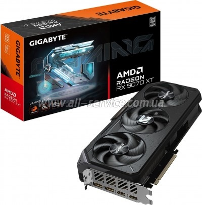  GIGABYTE Radeon RX 9070 XT 16Gb GAMING OC (GV-R9070XTGAMING OC-16GD)