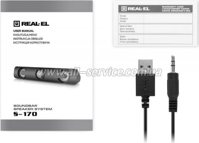   REAL-EL S-170 6 Black (EL121100013)