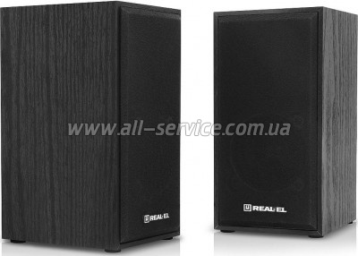   REAL-EL S-202 USB Black (EL121200019)