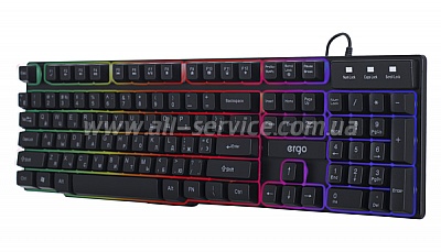 �������� ERGO MK-510 Keyboard & Mouse ENG/RUS/UKR black