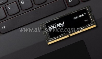 ������ ������ ��� �������� SoDIMM DDR4 16GB 3200 MHz Impact Kingston Fury (ex.HyperX) (KF432S20IB/16)