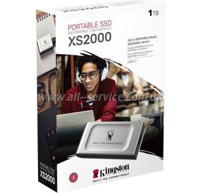  SSD USB Type-C 1TB XS2000 Kingston (SXS2000/1000GA)