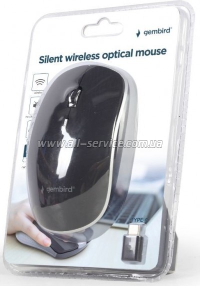  Gembird MUSW-4BSC-01 Wireless Black (MUSW-4BSC-01)