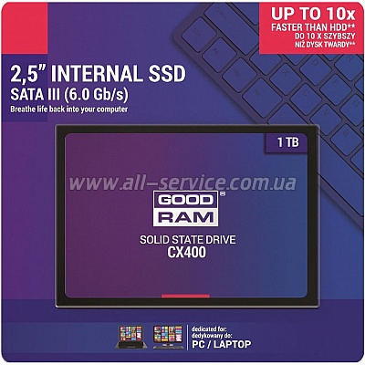  SSD 2.5" 1TB GOODRAM (SSDPR-CX400-01T)