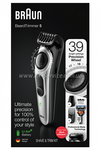 ������� ��� ������� Braun BeardTrimmer BT5260