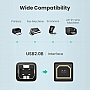 Кабель для принтера USB 2.0 AM/BM 3.0m US135 black Ugreen (10351) Кабель для принтера USB 2.0 AM/BM 3.0m US135 black Ugreen (10351)
