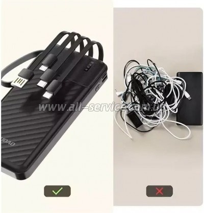 ������� ������������� Dudao 10000mAh K11 PD 10W black (6977196681853)