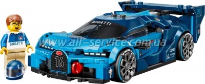 ����������� LEGO Speed Champions ���������� ��������� Bugatti Vision GT Hyper (77253)